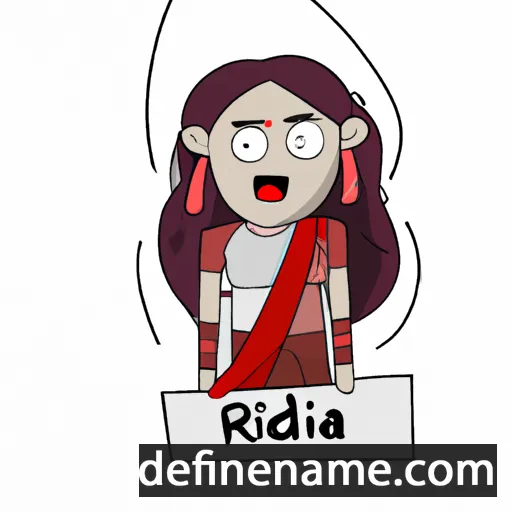 Riddhida cartoon