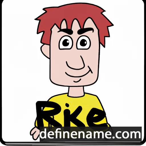 cartoon of the name Rifke