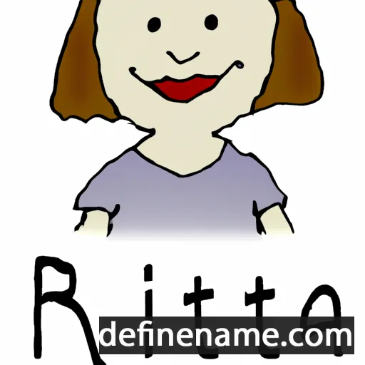 Riittá cartoon