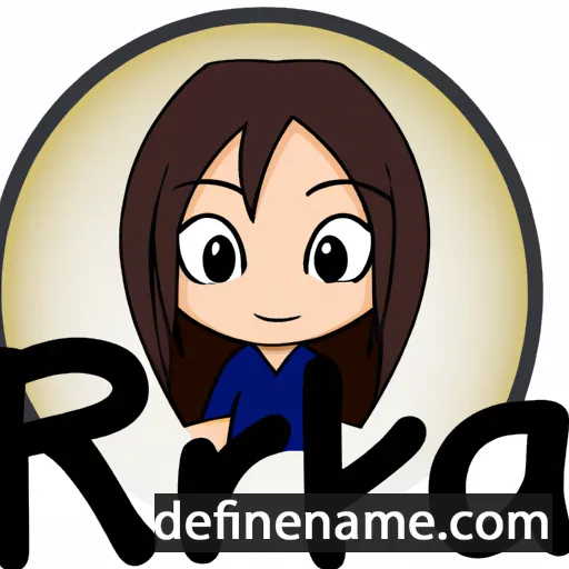 cartoon of the name Rika