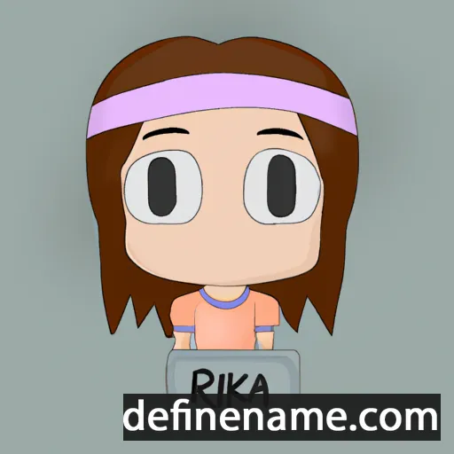 cartoon of the name Rika