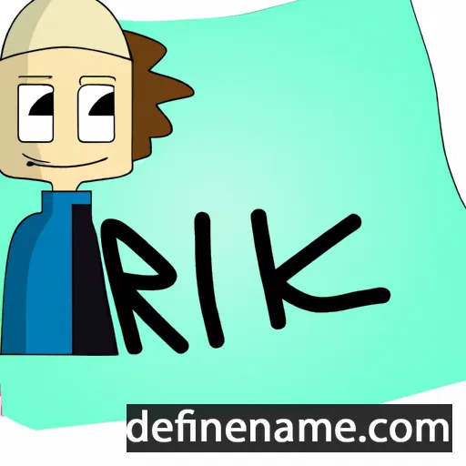 cartoon of the name Rike