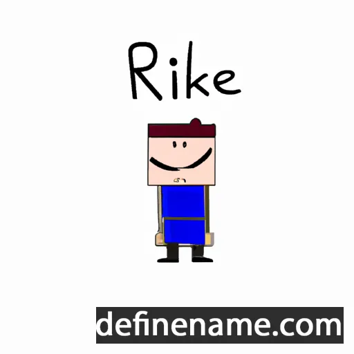 Rikel cartoon