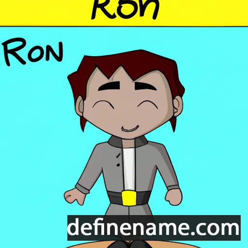 cartoon of the name Rion