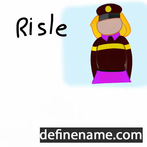 Riselille cartoon