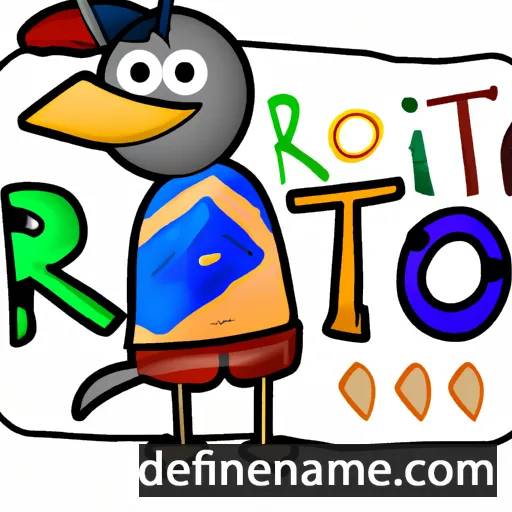 cartoon of the name Rito