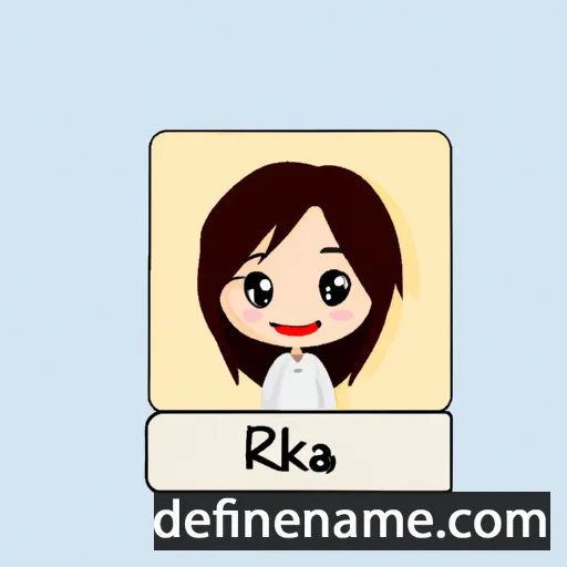 Rizka cartoon