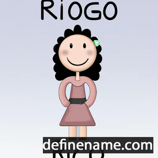 Rocio cartoon