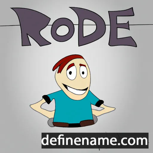 Rode cartoon