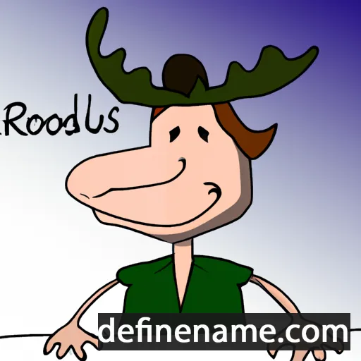 Rodolphus cartoon