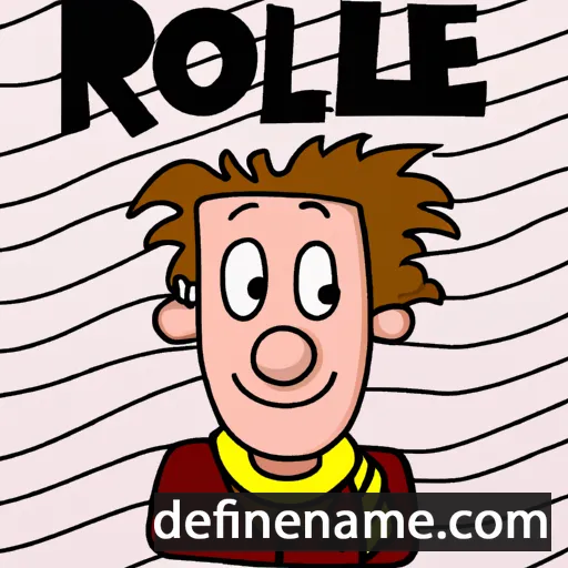 cartoon of the name Roel