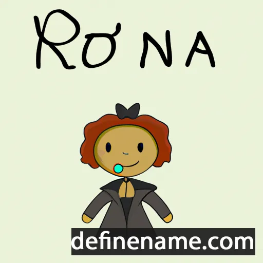 Roena cartoon