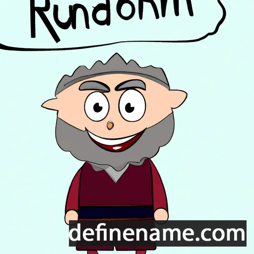 Rómundur cartoon