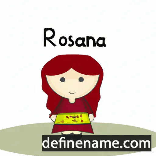 Rósanna cartoon