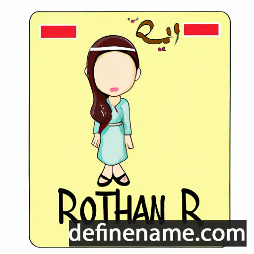 Rohaifah cartoon