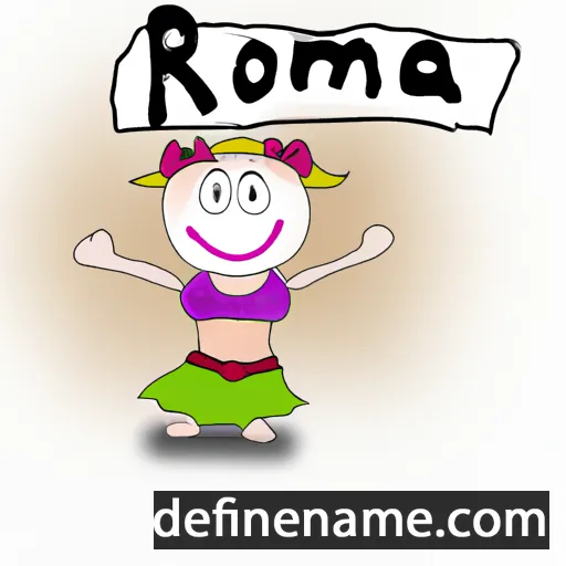 Romča cartoon