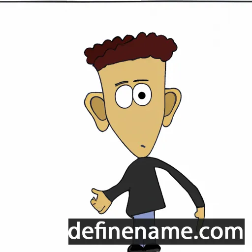 cartoon of the name Romel