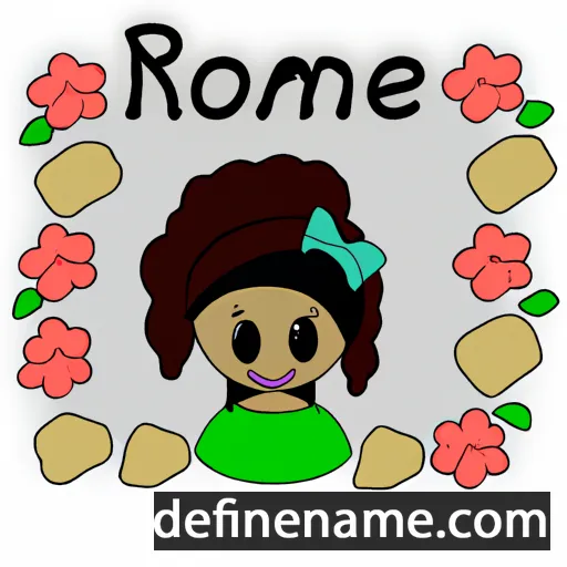 cartoon of the name Romela