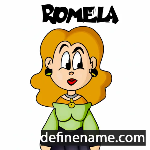 Romella cartoon