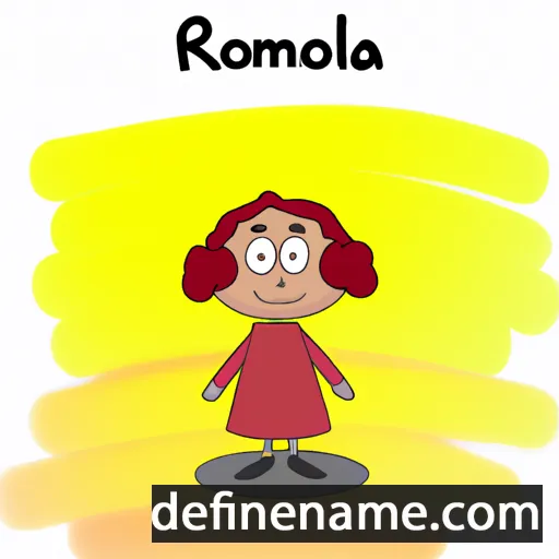 Romilla cartoon