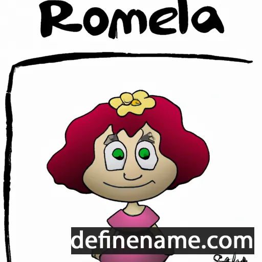 Rommela cartoon