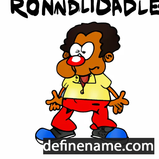 Ronalde cartoon