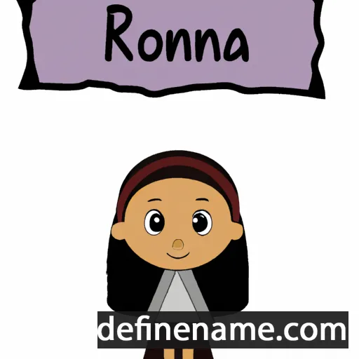 Ronana cartoon