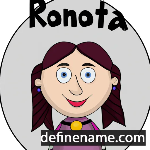 Roneta cartoon