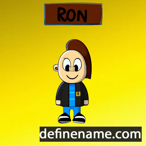 Ronî cartoon