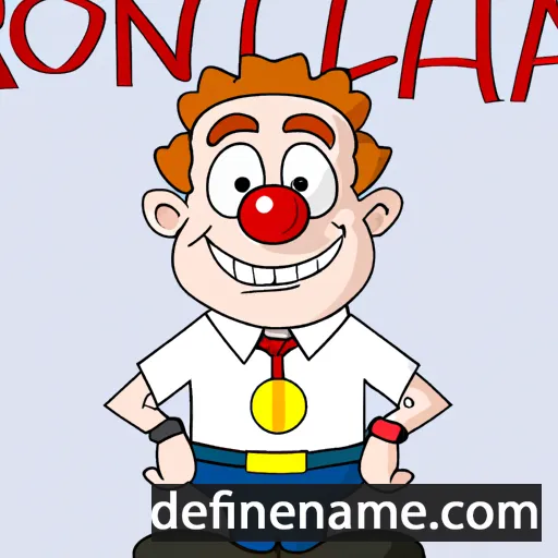 Ronnald cartoon