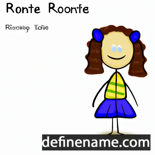 Ronnetta cartoon