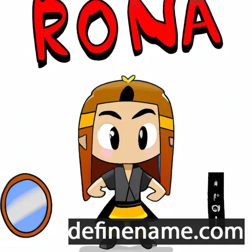 Roronoa cartoon