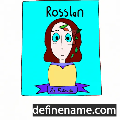 Rosaliin cartoon