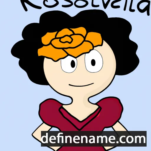 Rosavella cartoon