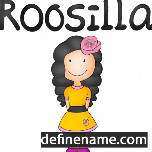 Roscilla cartoon