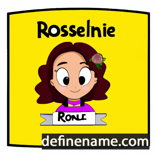 Roselaine cartoon