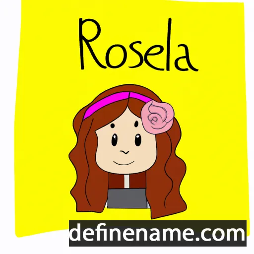 Roselena cartoon