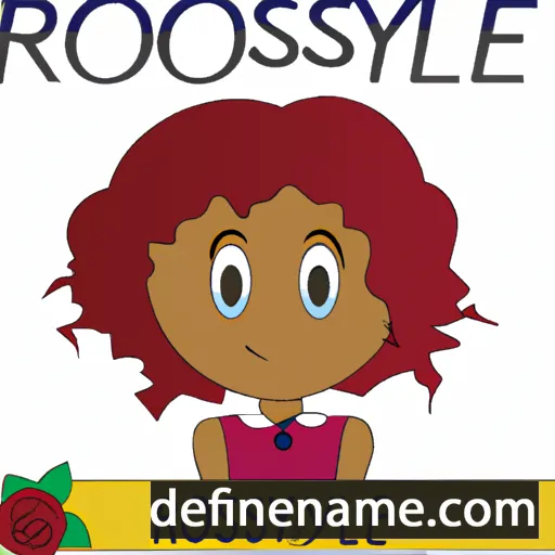 Roselyne cartoon