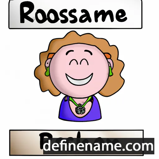 Rosemarijn cartoon