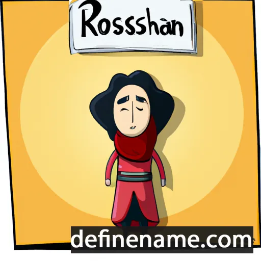 Rosnani cartoon