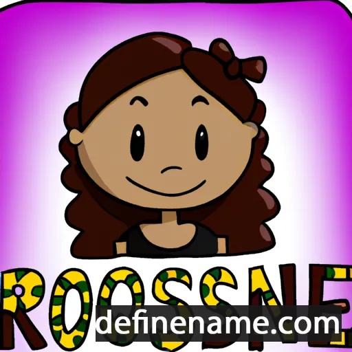 Rossane cartoon