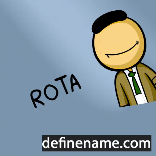 Rotua cartoon