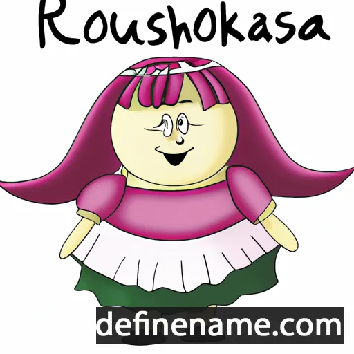 Roussanka cartoon