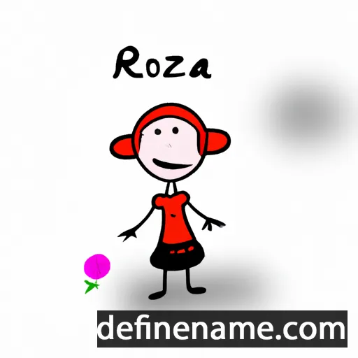 Róža cartoon