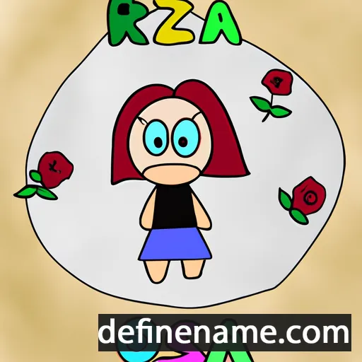 Rózia cartoon