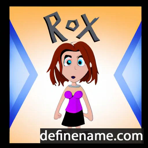 Roxi cartoon