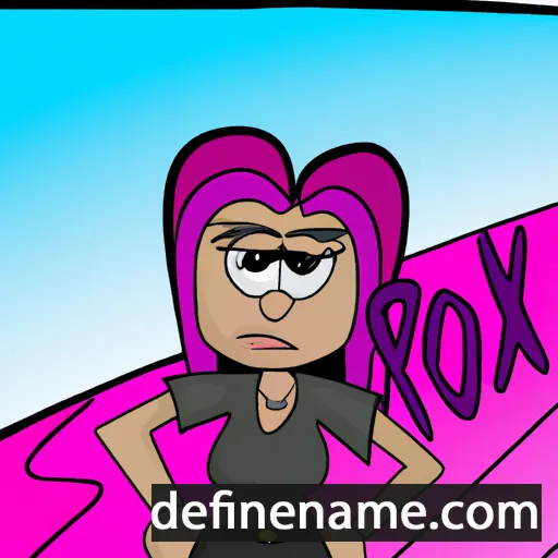 Roxxi cartoon