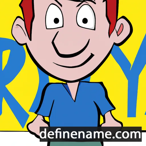 cartoon of the name Roy