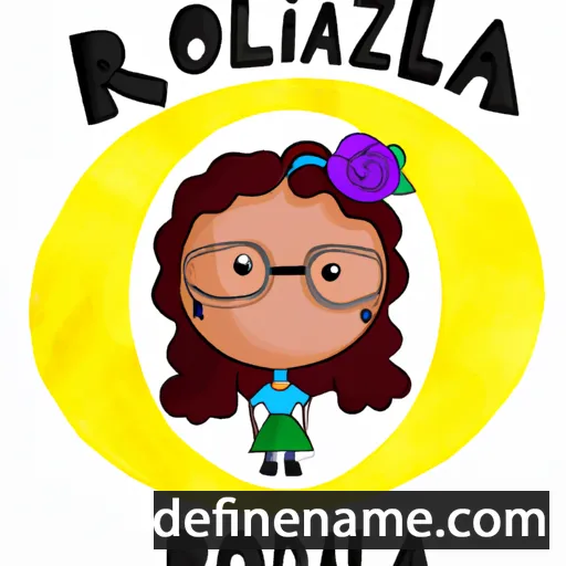 Rozalinda cartoon