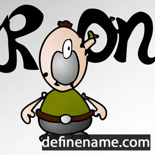 Rron cartoon